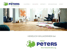 Tablet Screenshot of holzpeters.de